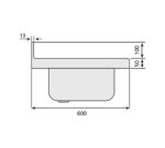 Edenox Fregadero Gama 600 sin Bastidor - Imagen 3