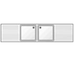 Edenox Fregadero Gama 600 con Bastidor sin Estante - Imagen 2