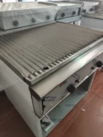 barbacoa a gas con piedra volcánica - Imagen 3