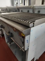 barbacoa a gas con piedra volcánica - Imagen 4