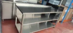 Mesa en acero inoxidable dos estantes - Imagen 3