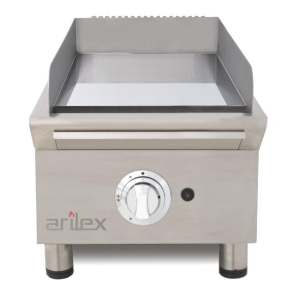 Frytops a gas 40 cm ARILEX acero rectificado de 15 mm Línea 600 40FRYGRN