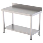 Mesa Central Acero Inoxidable AISI 304 con Estante