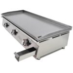 Plancha a gas 100 cm ARILEX en acero laminado de 6 mm 100PGLN - Imagen 5
