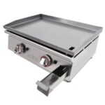 Plancha a gas 60 cm ARILEX en acero laminado de 6 mm 60PGLN - Imagen 2