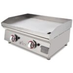Plancha a gas 60 cm ARILEX en acero rectificado de 15 mm 60PGRN - Imagen 4