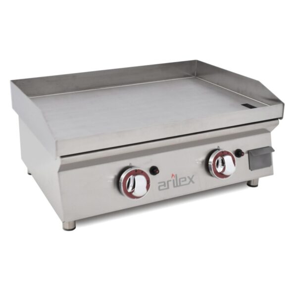 Plancha a gas 60 cm ARILEX en acero rectificado de 15 mm 60PGRN