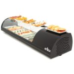 Vitrina refrigerada de tapas ARILEX 6 bandejas GN1/3 color negro 6VTG-NE - Imagen 2