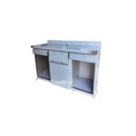 mueble cafetero de acero inoxidable edenox