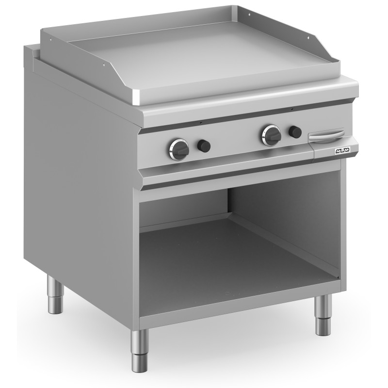 frytop-a-gas-80-cm-placa-lisa-acero-rectificado-con-mueble-mftg98al-magistra-plus-900 Frytop a gas 80 cm Placa Lisa Cromo Duro con Mueble MFTG98ALC MAGISTRA PLUS 900 - Imagen 1