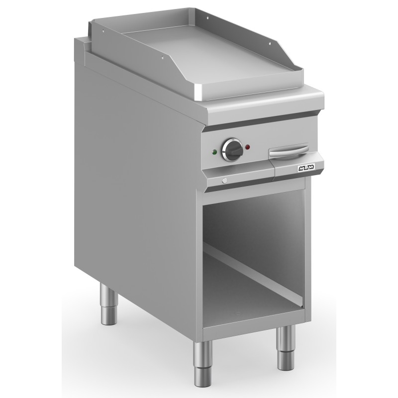 frytop-electrico-40-cm-placa-lisa-acero-rectificado-con-mueble-mfte94al-magistra-plus-900 Frytop Eléctrico 40 cm Placa Lisa Cromo Duro con Mueble MFTE94ALC MAGISTRA PLUS 900 - Imagen 1