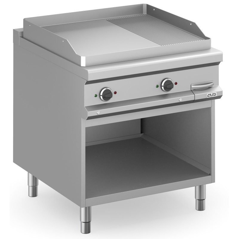frytop-electrico-80-cm-placa-lisa-acero-rectificado-con-mueble-mfte98al-magistra-plus-900 Frytop Eléctrico 80 cm Placa Lisa Acero Rectificado con Mueble MFTE98AL MAGISTRA PLUS 900 - Imagen 1