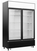 Armario expositor refrigerado doble SC-800CE puertas abatibles